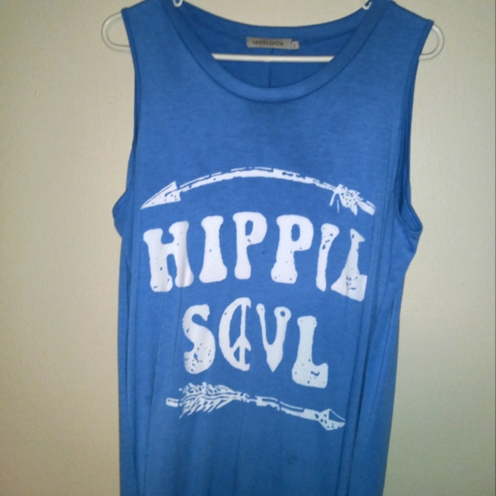 Ladies or teenager..Maxi Dress..Sleeveless.."Hippie Soul"..Sz L